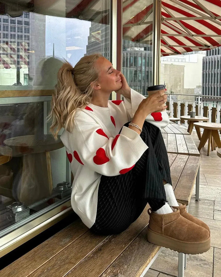 Damen Herbst/Winter Pullover | Klassischer Stil | Warm | Vielseitig für Alltag & Freizeit