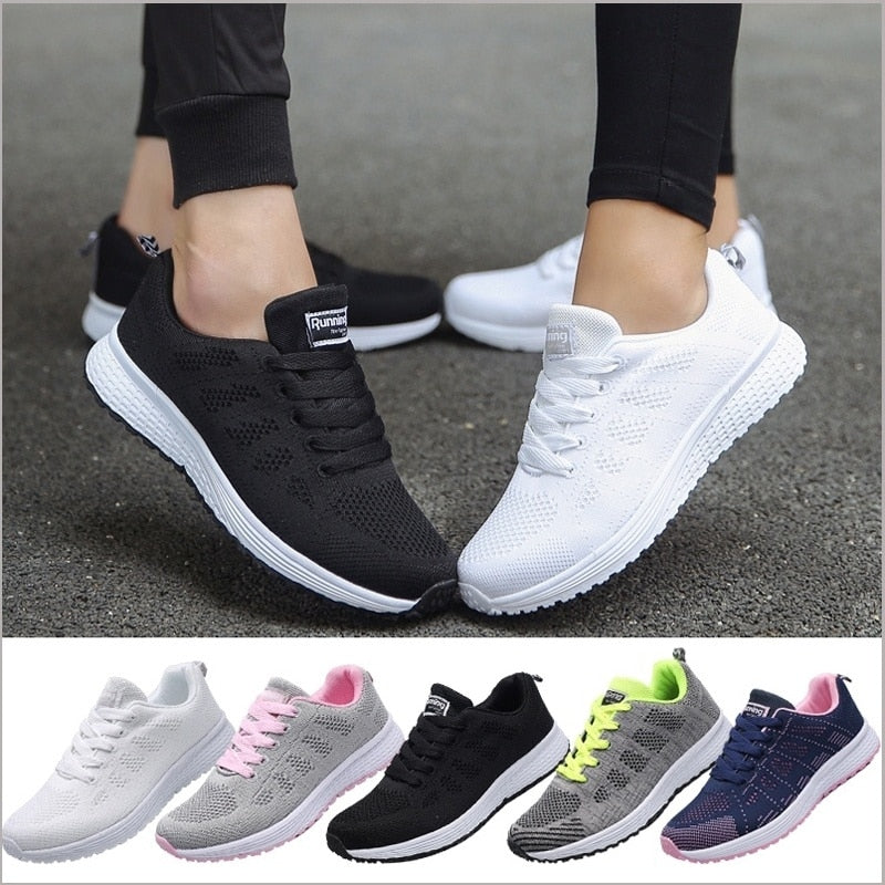 Damen Freizeitschuhe Ergonomisch & Bequem | Leichte Sneaker Für Alltag & Walking