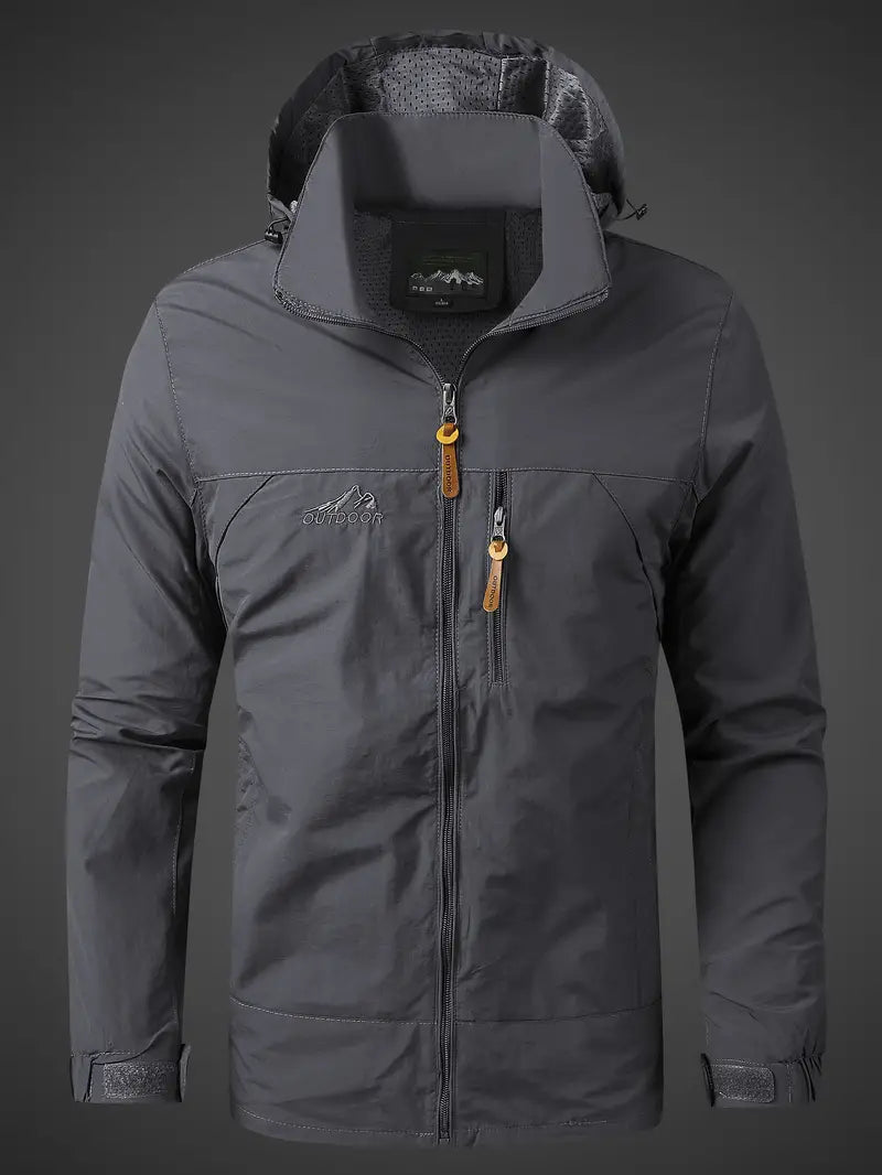 Herren Outdoor Jacke | Wasser- & Winddicht | Atmungsaktive Übergangsjacke