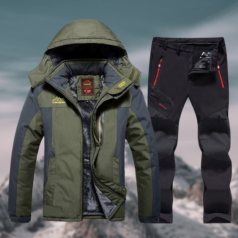 Herren Winter Set | Wasser- & Winddicht | Warmes Outdoor-Set für kalte Tage