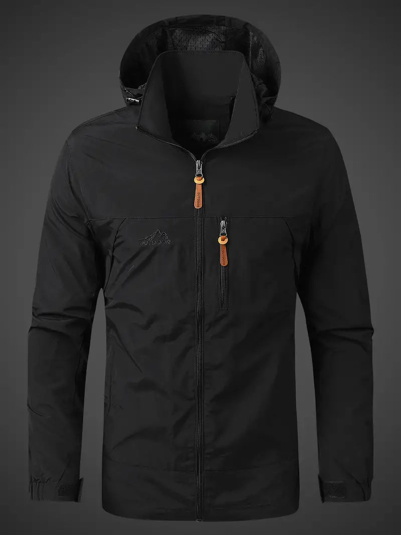 Herren Outdoor Jacke | Wasser- & Winddicht | Atmungsaktive Übergangsjacke