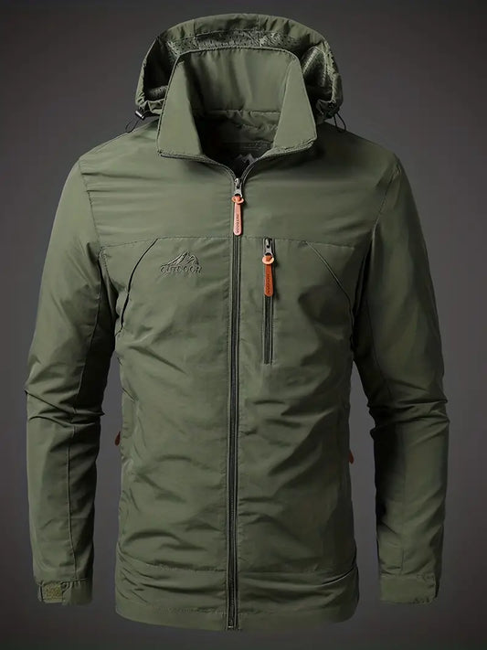 Herren Outdoor Jacke | Wasser- & Winddicht | Atmungsaktive Übergangsjacke