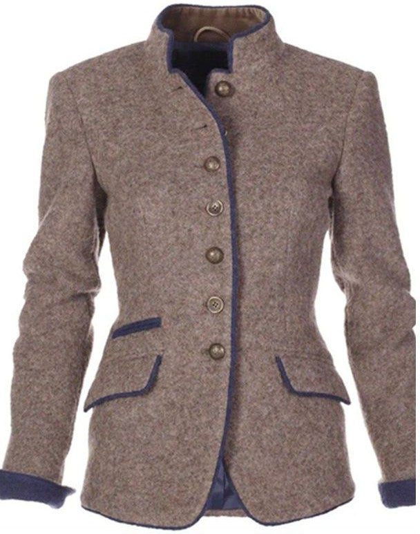 Mia - Elegante Damen Jacke in Unifarbe