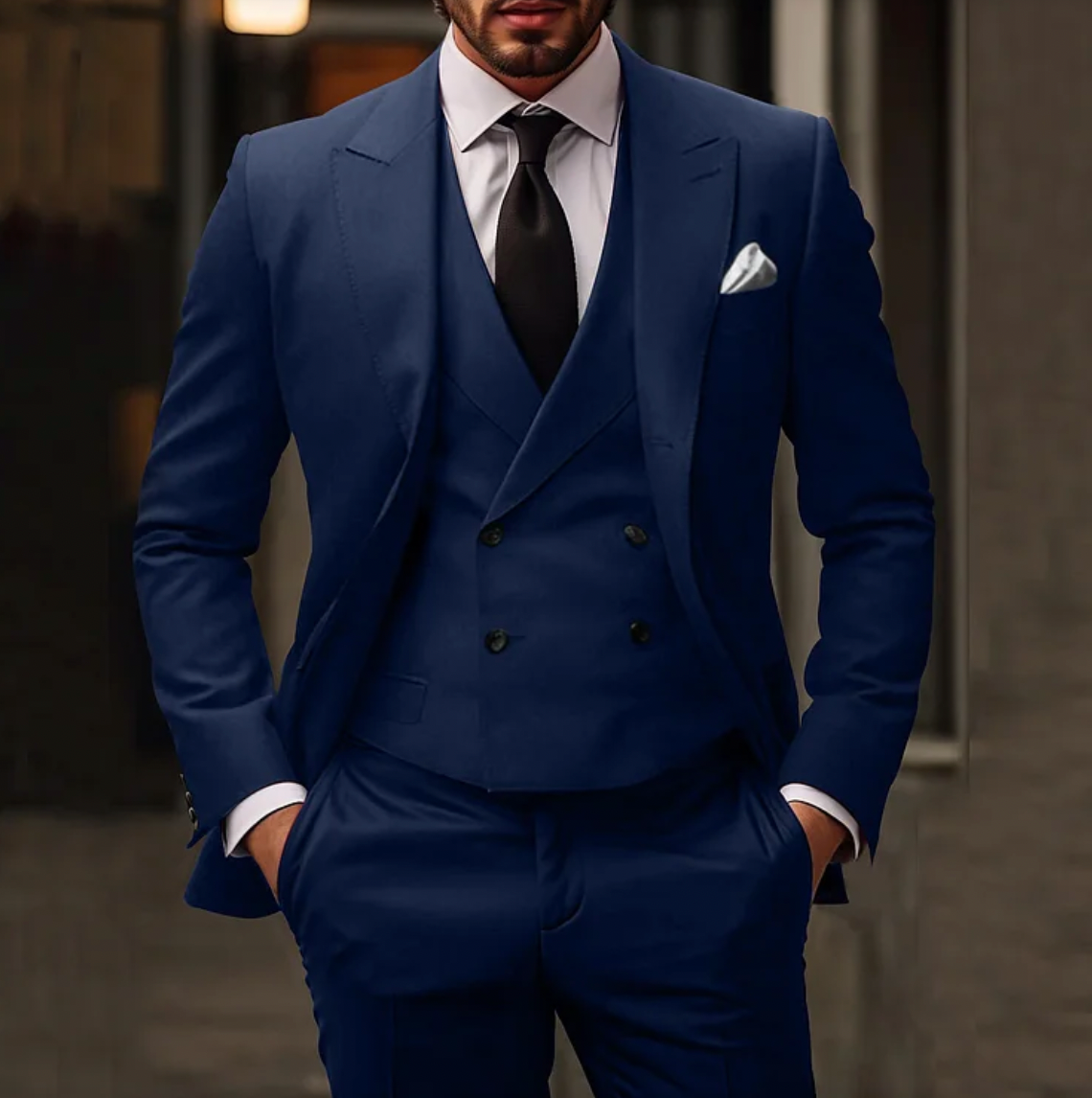 Herren 3-teiliger Anzug | Sakko, Weste & Hose | Elegantes Outfit für besondere Anlässe