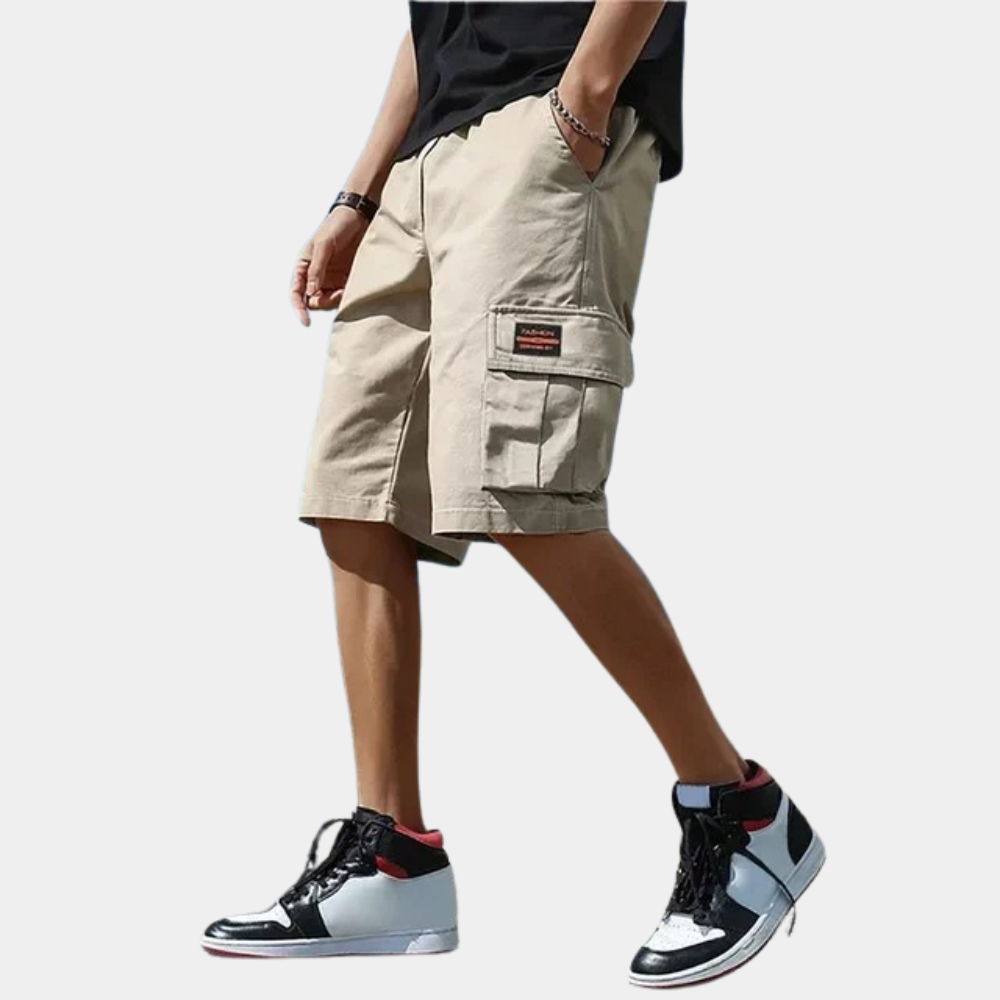 Veldra Herren Cargo Shorts – Sommerliche Kurze Hose mit Taschen