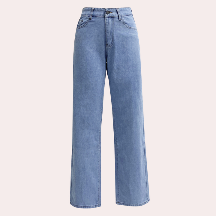 Damen High-Waist Straight-Leg Jeans | Modern & Schmeichelnd für Alltag und City-Looks