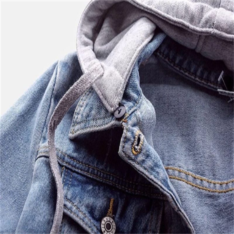 Damen Jeansjacke mit Kapuze | Lässige Übergangsjacke für Alltag & Outdoor | Modisch & Vielseitig