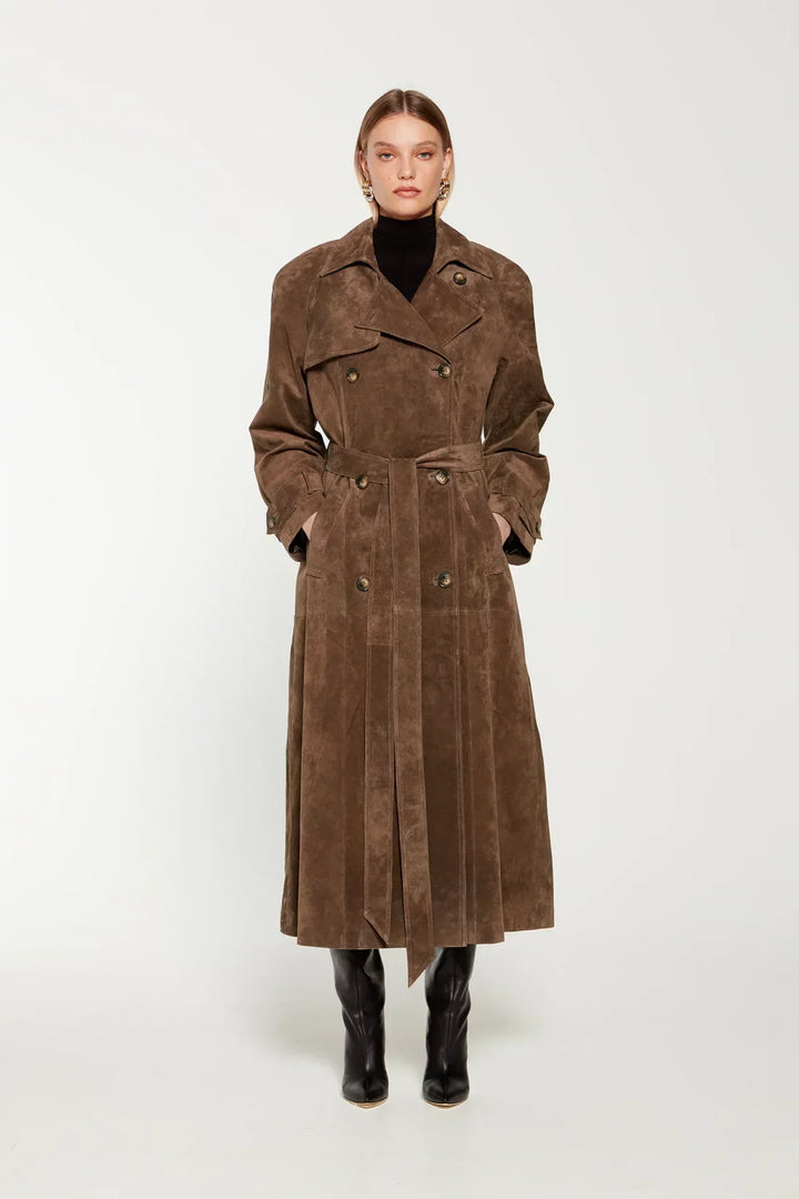 Damen Wild-Trenchcoat | Elegant & Vielseitig für Alltag und Freizeit