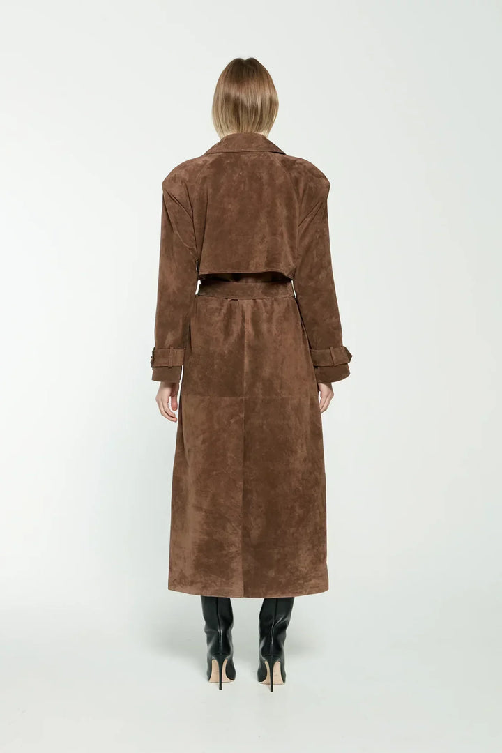 Damen Wild-Trenchcoat | Elegant & Vielseitig für Alltag und Freizeit