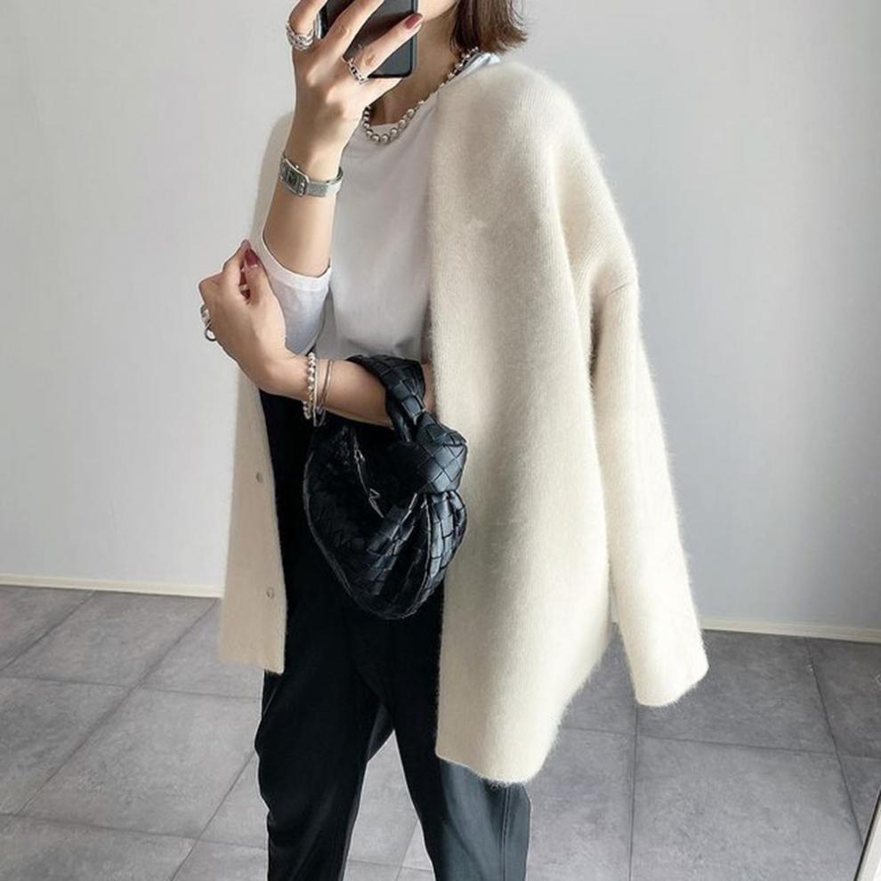 Damen Strickjacke Langarm | Kuschelige Cardigan Jacke Für Alltag & Winter
