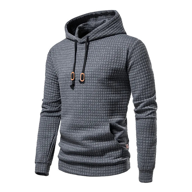 Herren Leichter Kapuzenpullover | Sommer Hoodie mit Struktur & Stil | Freizeit & Alltag