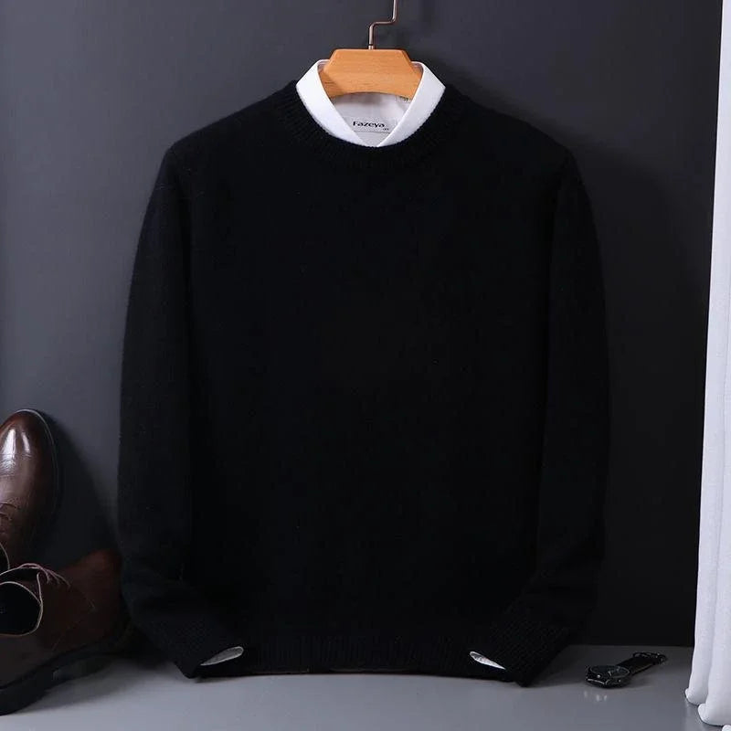 Herren Pullover | Klassischer Feinstrick | Eleganter Look für Alltag & Freizeit
