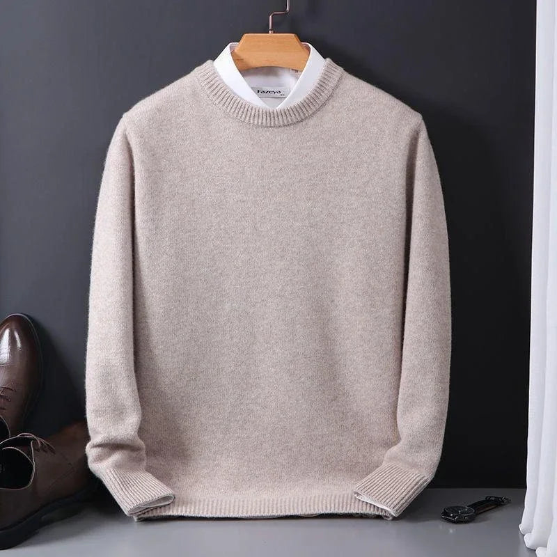 Herren Pullover | Klassischer Feinstrick | Eleganter Look für Alltag & Freizeit