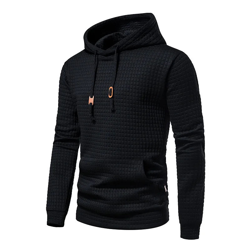 Herren Leichter Kapuzenpullover | Sommer Hoodie mit Struktur & Stil | Freizeit & Alltag