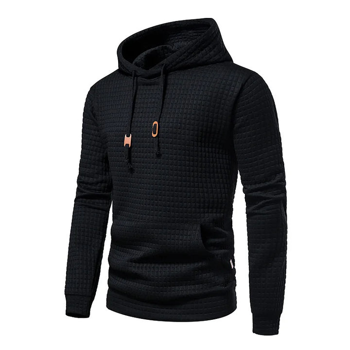 Herren Leichter Kapuzenpullover | Sommer Hoodie mit Struktur & Stil | Freizeit & Alltag
