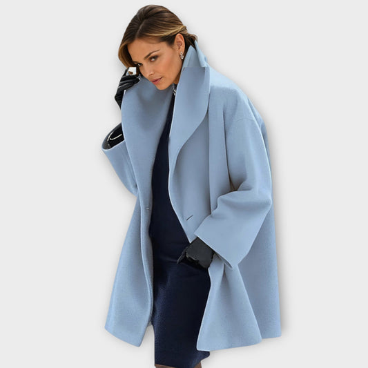 Damen Eleganter Langer Wintermantel | Winddicht & Warm | Stilvolle Outdoorbekleidung für Kalte Tage
