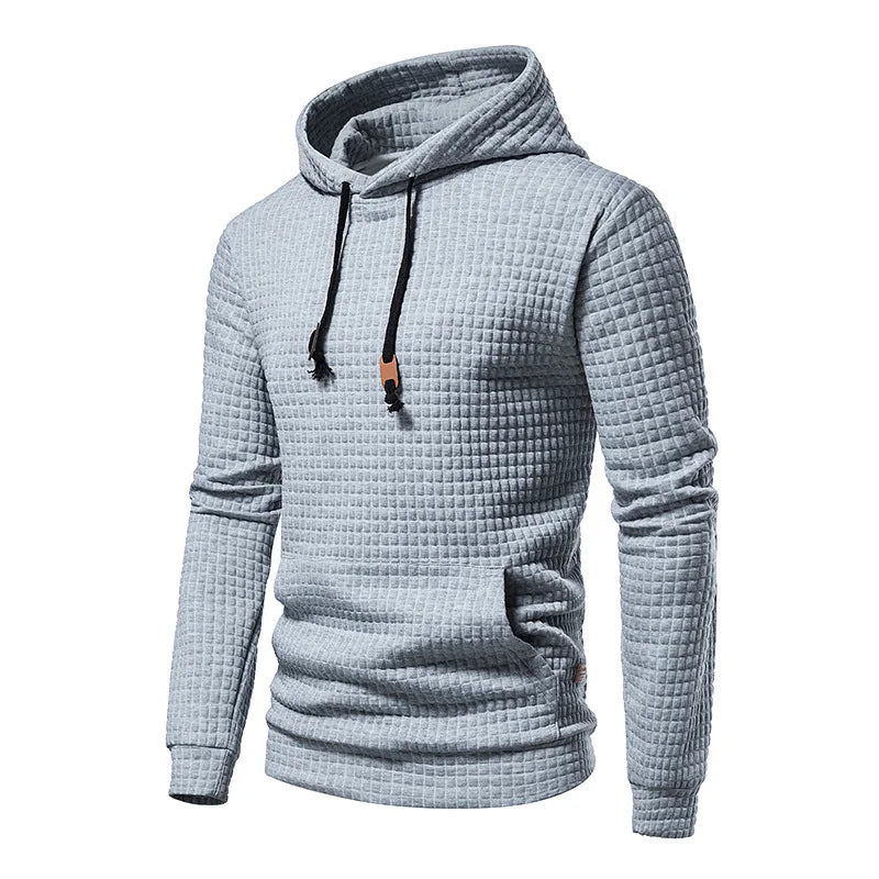 Herren Leichter Kapuzenpullover | Sommer Hoodie mit Struktur & Stil | Freizeit & Alltag
