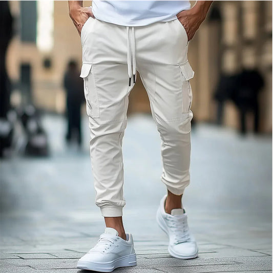 Joeri – Cargo-Hose für Herren mit Taschen und geradem Schnitt