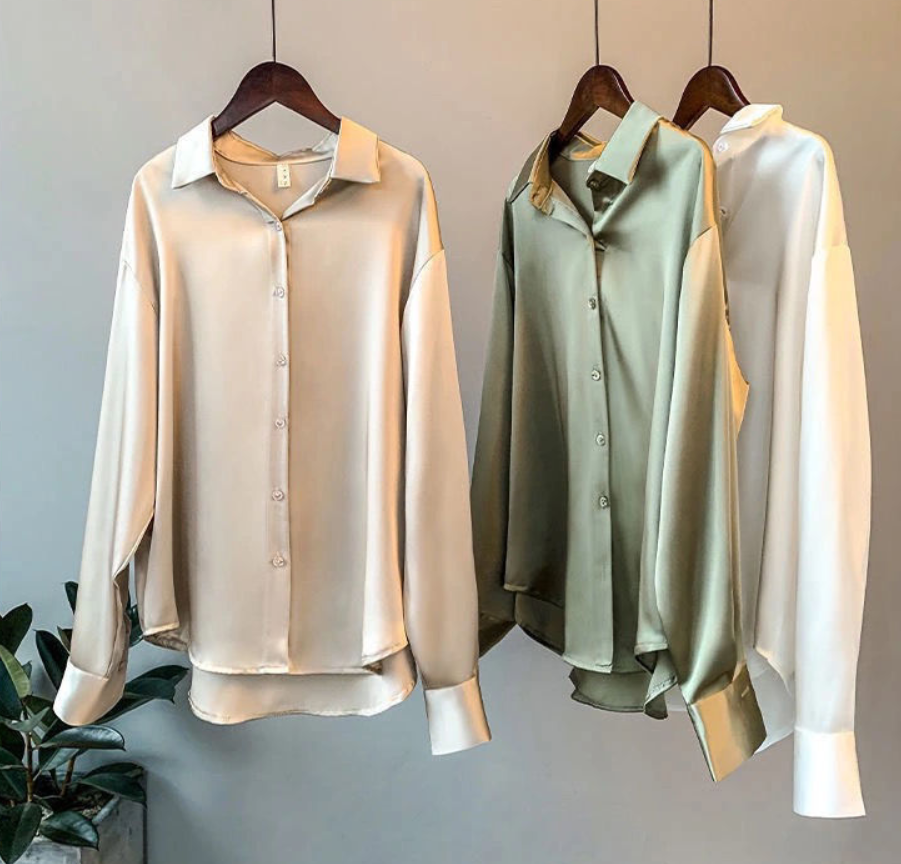 Elegante Damen Bluse | Langarm Hemdbluse | Stilvolle Herbstmode 2025