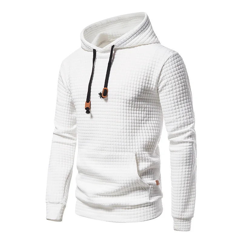 Herren Leichter Kapuzenpullover | Sommer Hoodie mit Struktur & Stil | Freizeit & Alltag