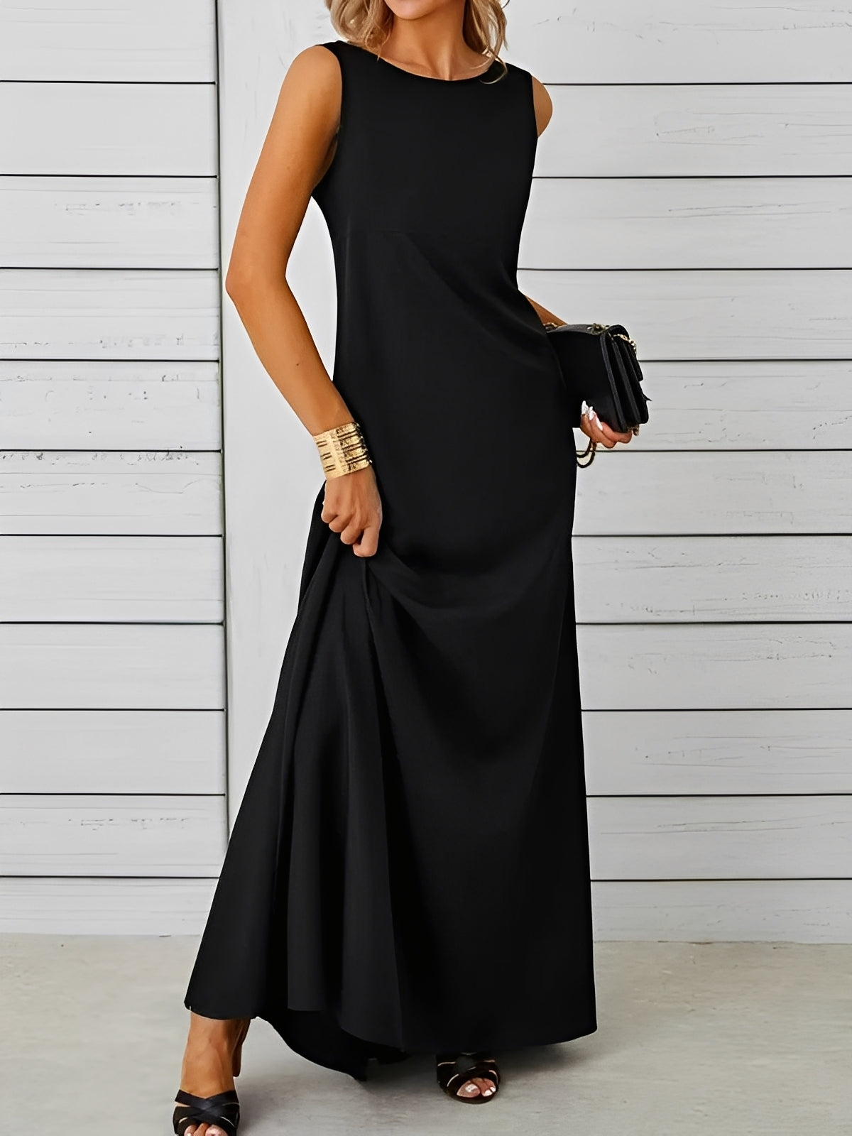 Sorelle Damen Maxi Kleid - Leichtgewichtig, Informelle Sommerkleider