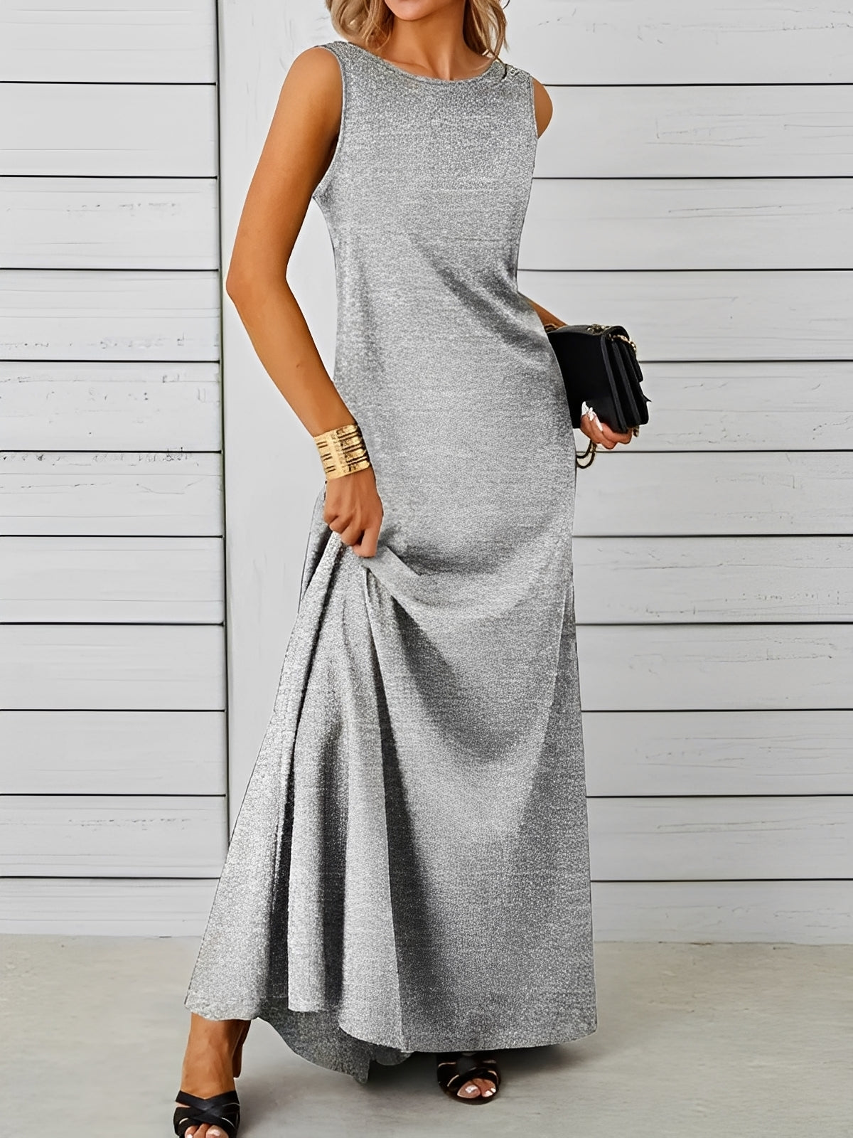 Sorelle Damen Maxi Kleid - Leichtgewichtig, Informelle Sommerkleider