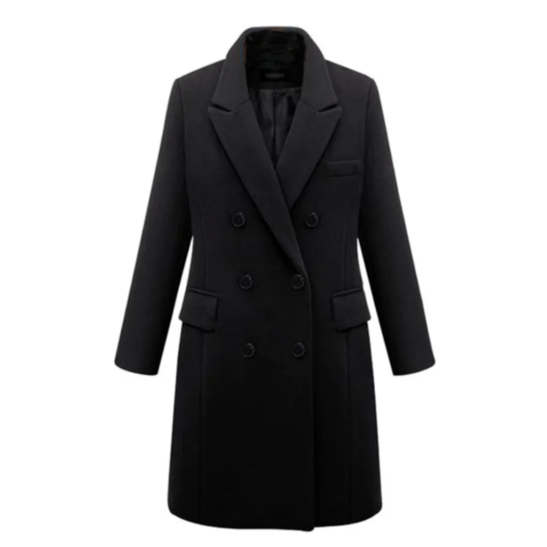 Damen Langer Wintermantel | Eleganter Warmer Mantel | Stilvolle Outdoorbekleidung