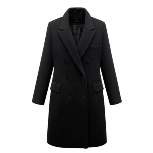 Damen Langer Wintermantel | Eleganter Warmer Mantel | Stilvolle Outdoorbekleidung