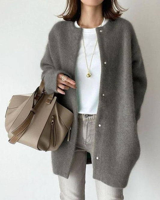 Damen Strickjacke Langarm | Kuschelige Cardigan Jacke Für Alltag & Winter