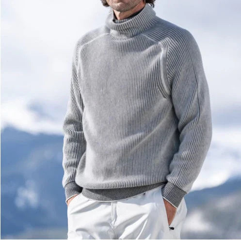 Herren Rollkragenpullover | Elegant & Weich | Warmer Langarmpullover für Herbst & Winter