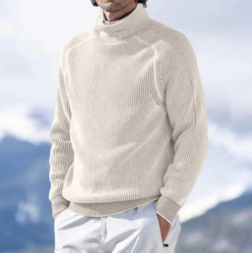 Herren Rollkragenpullover | Elegant & Weich | Warmer Langarmpullover für Herbst & Winter