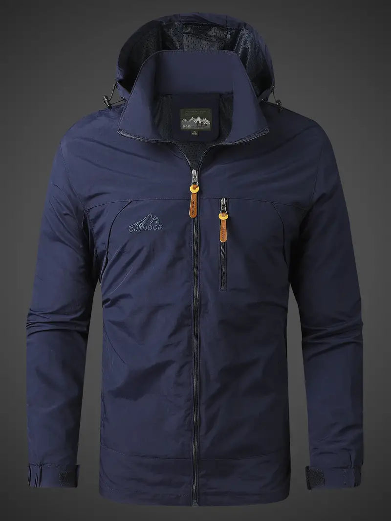 Herren Outdoor Jacke | Wasser- & Winddicht | Atmungsaktive Übergangsjacke