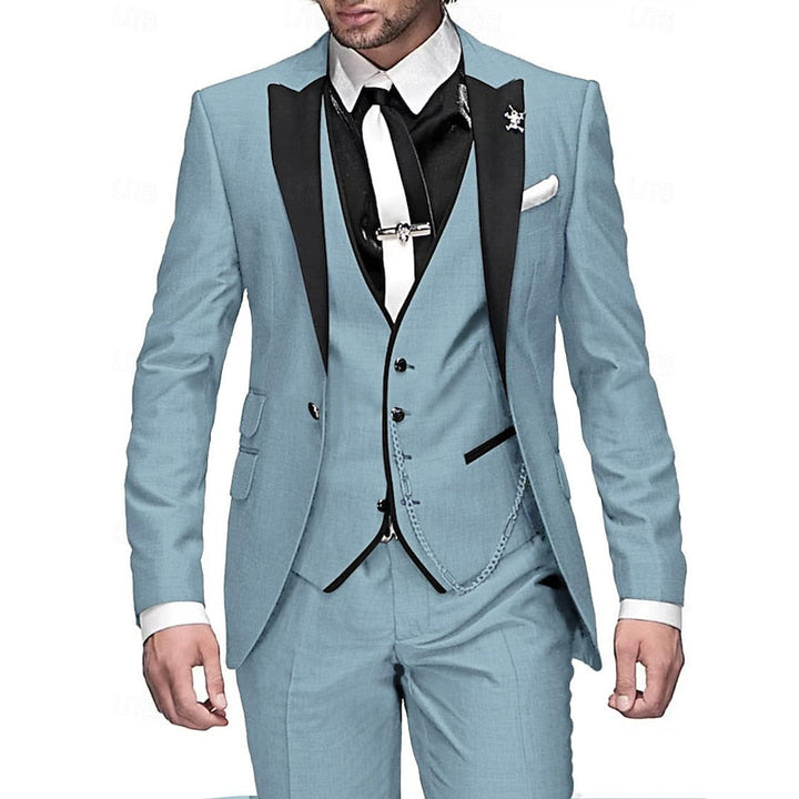 Herren 3-teiliges Set | Blazer, Weste & Hose | Eleganter Anzug für stilvolles Outfit