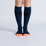 Chaussettes de Compression - Bleu et Orange