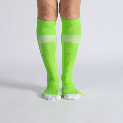 Chaussettes de Compression - Vert et Blanc