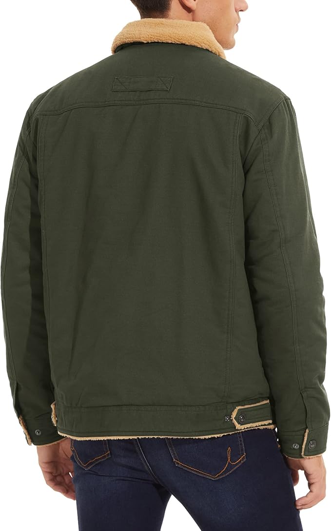 Herren Dicker Wintermantel | Warm & Klassisch geschnitten | Ideal für kalte Tage