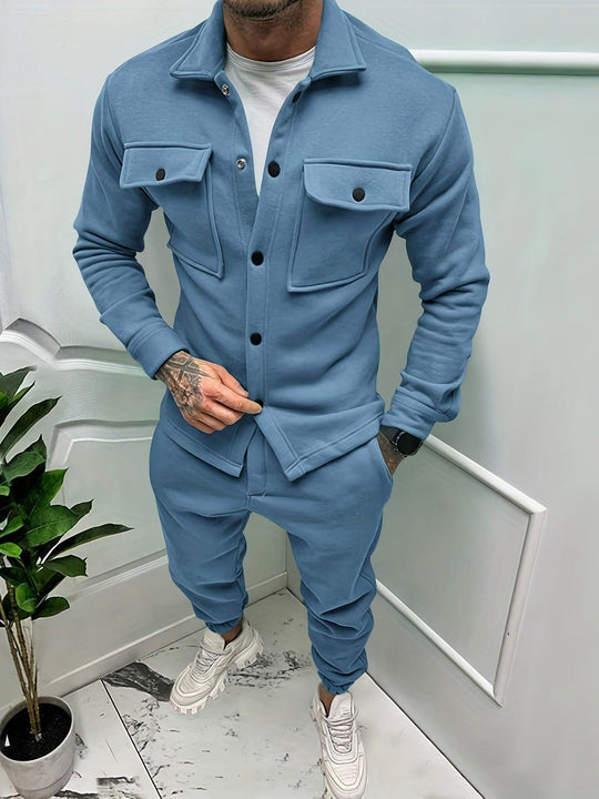 Herren Winter Set | Zweiteiliges Outfit für Herbst & Winter | Warm & Stilvoll