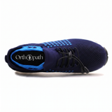 Chaussures Orthopédiques Stretch à Coussinets - Blanc Bleu