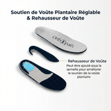 Chaussures Orthopédiques Stretch à Coussinets - Blanc Bleu