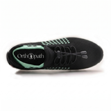 Chaussures Orthopédiques Stretch à Coussinets - Noir Bleu Ciel