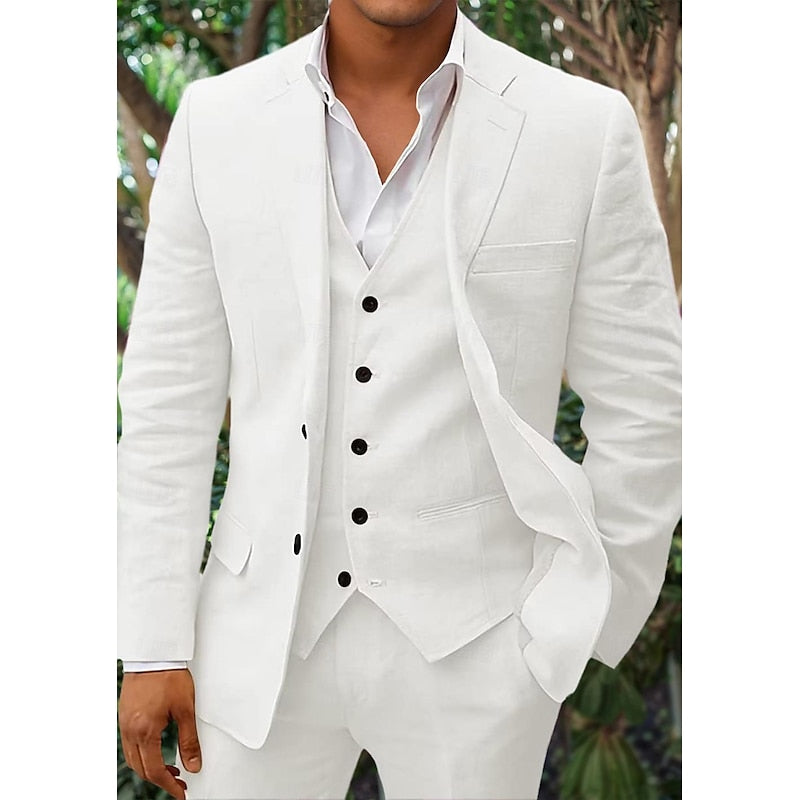 Herren 3-teiliges Set | Blazer, Weste & Hose | Eleganter Anzug für stilbewusste Männer