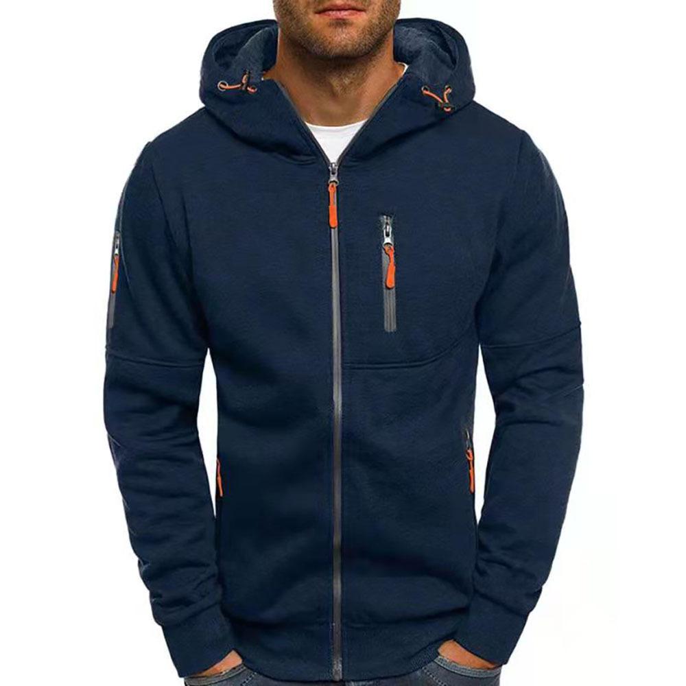 Herren Stylische Sweatshirt-Jacke | Mit Kapuze | Modern & Bequem für Alltag & Freizeit
