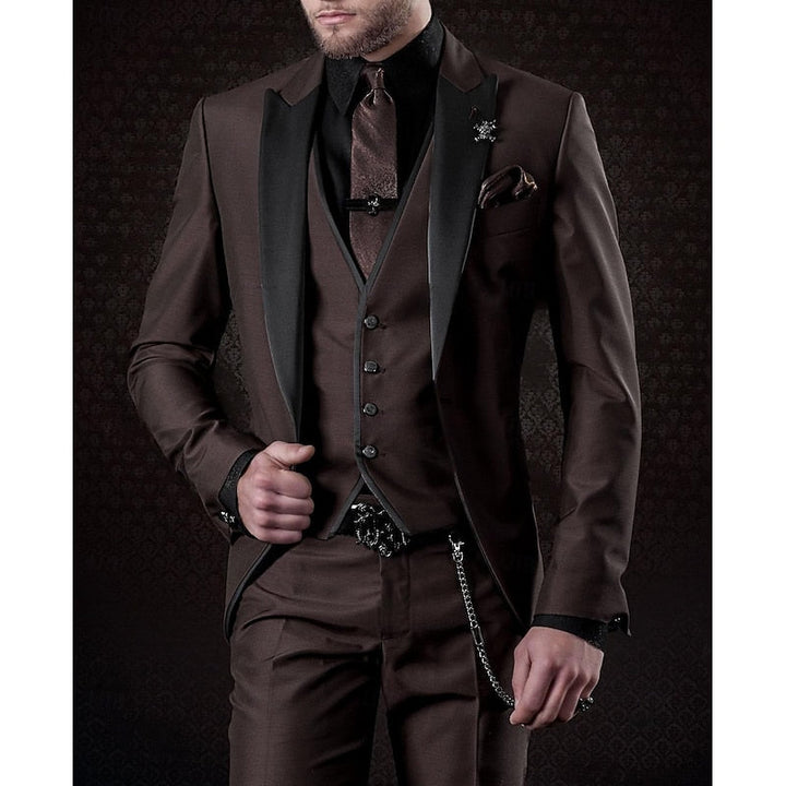 Herren 3-teiliges Set | Blazer, Weste & Hose | Eleganter Anzug für stilvolles Outfit