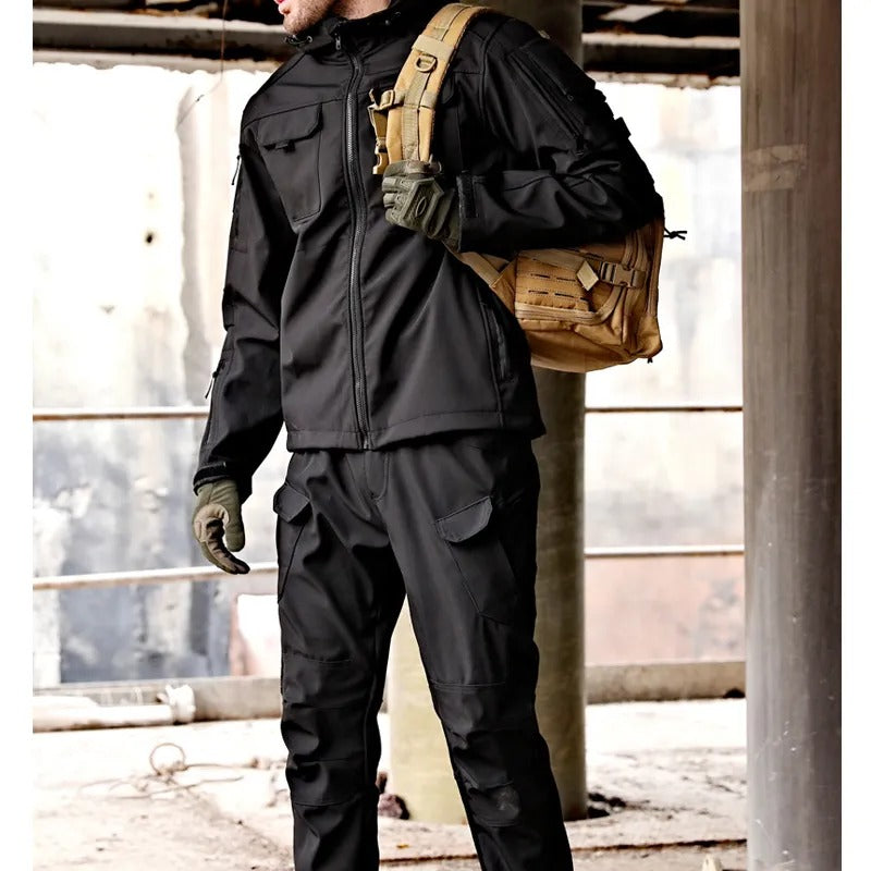Herren Outdoor Set | Atmungsaktiv & Wetterfest | Funktionsjacke & Hose für Outdoor