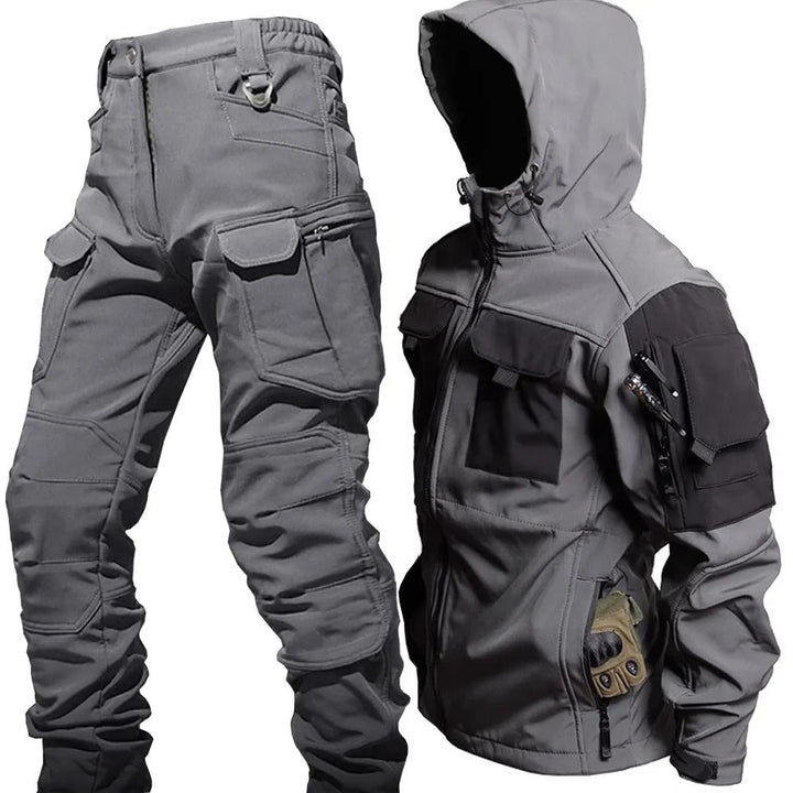 Herren Outdoor Set | Atmungsaktiv & Wetterfest | Funktionsjacke & Hose für Outdoor
