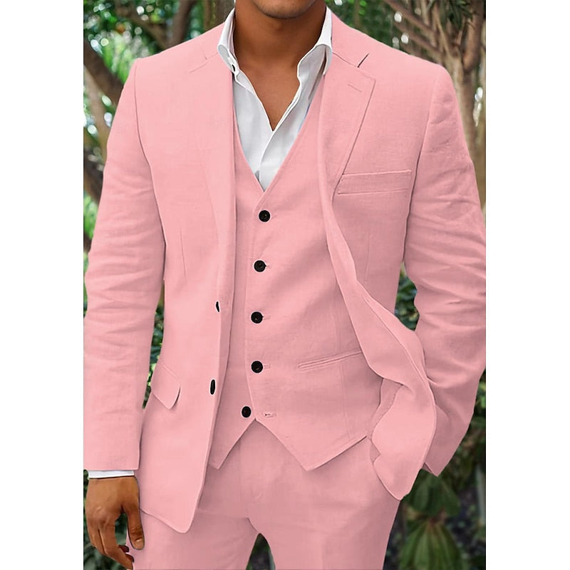 Herren 3-teiliges Set | Blazer, Weste & Hose | Eleganter Anzug für stilbewusste Männer
