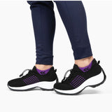 Chaussures Orthopédiques Stretch à Coussinets - Noir Violet