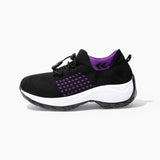 Chaussures Orthopédiques Stretch à Coussinets - Noir Violet