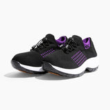 Chaussures Orthopédiques Stretch à Coussinets - Noir Violet