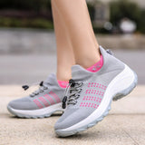 Chaussures Orthopédiques Stretch à Coussinets - Gris Rose